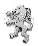 SWK Deluxe Rampant Lion Kilt Pin