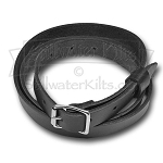 Black Leather Sporran Strap