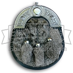 Gray Fur Sporran