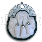 White Fur Sporran