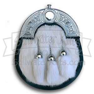 White Fur Sporran 